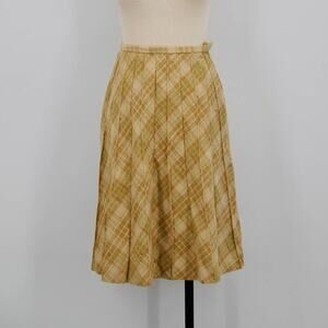 Vintage Sportempos Wool Plaid Skirt
